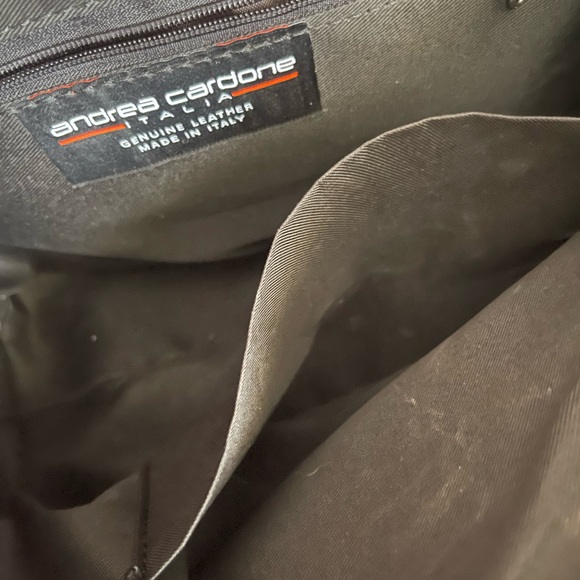 Andrea Cardone Made In Italy Leather Satchel - Picture 11 of 12